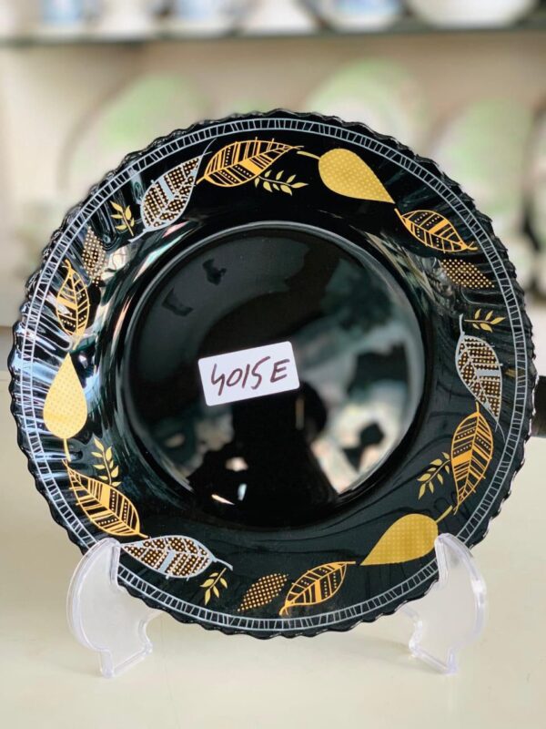 Black Marble Dinner Set | Black Carroly (4015E) | Elegant, Durable, Heat-Resistant Plates & Bowls (Copy) (Copy)