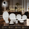 61 Pc Bone China Dinner Set (NGGK) – Premium Quality, Stylish & Elegant Dinnerware