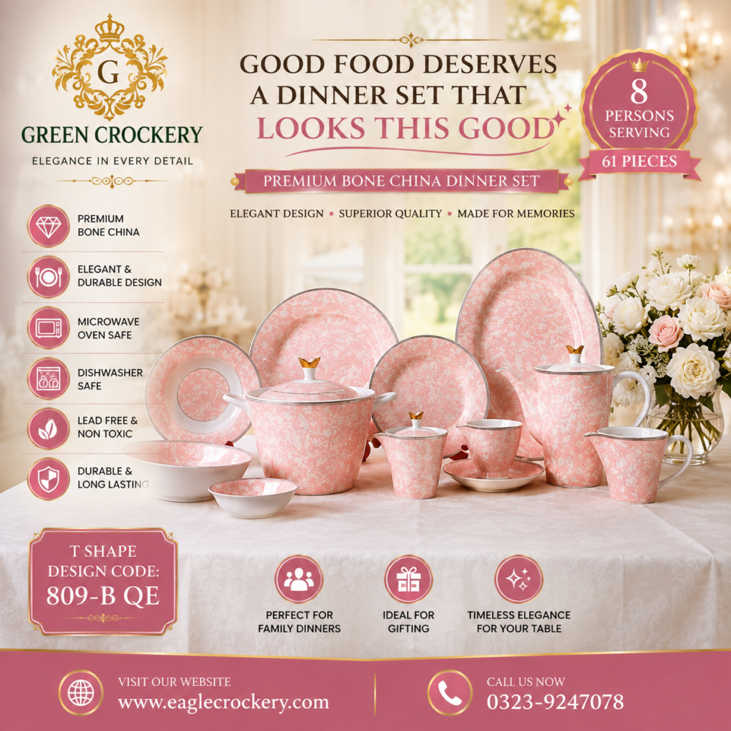Bone Dinner Set 8 person serving