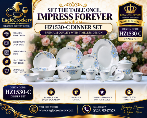 Marble Dinner Set Carroly (1530-C)