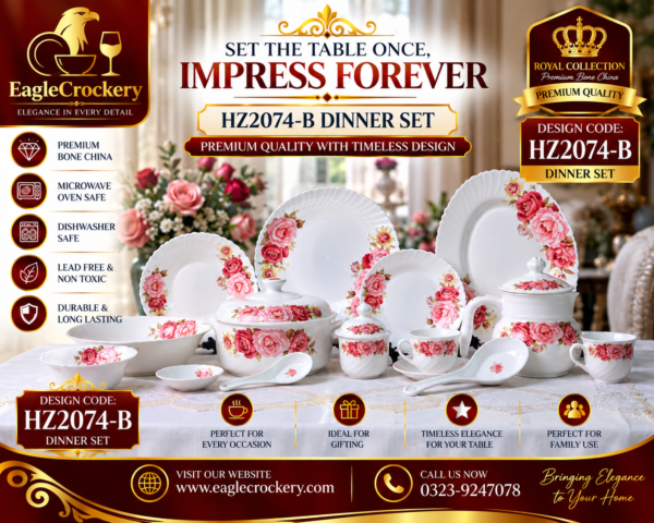 Marble Dinner Set Carroly (2074-B)