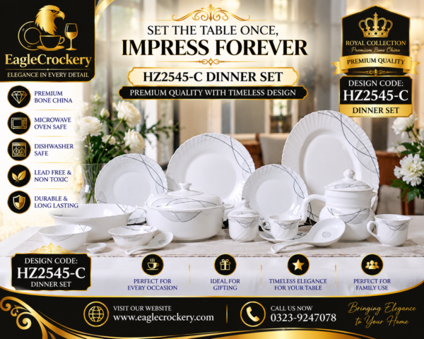Marble Dinner Set Carroly (2545-C)