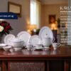 61 Pc Bone China Dinner Set (K587-QF) – Premium Quality, Stylish & Elegant Dinnerware