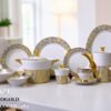72 Pc Bone China Dinner Set F484 (72Pcs Electro plate 2) | High-Quality, Stylish, Premium Crockery