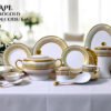 72 Pc Bone China Dinner Set F646 (72Pcs Electro plate 2) | High-Quality, Stylish, Premium Crockery