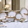 72 Pc Bone China Dinner Set N406 (72Pcs Electro plate 2) | High-Quality, Stylish, Premium Crockery