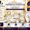 61 Pc Bone China Dinner Set (Q911) – Premium Quality, Stylish & Elegant Dinnerware