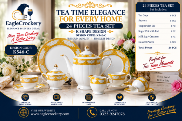 24-Piece Tea Set (K546-C)