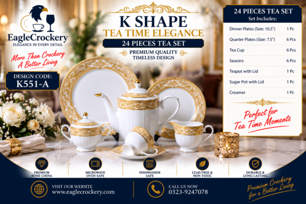 24-Piece Tea Set (K551)