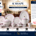 61 Pc Bone China Dinner Set (K587-QF) – Premium Quality, Stylish & Elegant Dinnerware