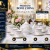 14-Piece Bone China Tea / Coffee Set (BONE C 092) – Elegant & Durable for Home and Gifting