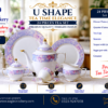 24-Piece Tea Set Electro Gold U537-A – Luxury Premium Tea Crockery