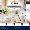 61 Pc Bone China Dinner Set (X898) – Premium Quality, Stylish & Elegant Dinnerware