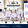 61 Pc Bone China Dinner Set (Y879) – Premium Quality, Stylish & Elegant Dinnerware